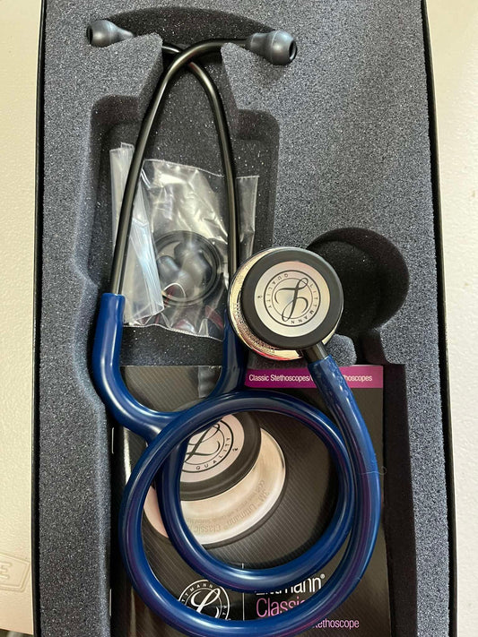 MIS-ENGRAVED Littmann Classic III Stethoscope Navy #5863