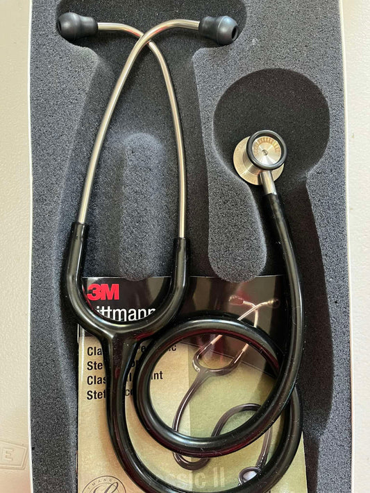 MIS-ENGRAVED Littmann Pediatric Stethoscope Black #2113