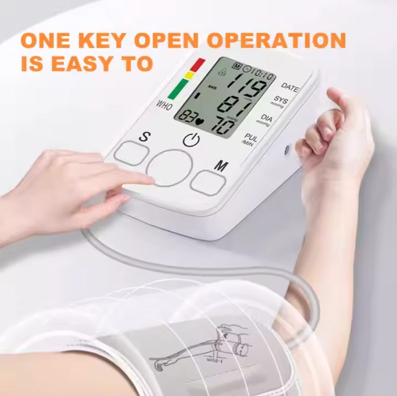 Electronic Sphygmomanometer Automatic Blood Pressure Measuring Instrument