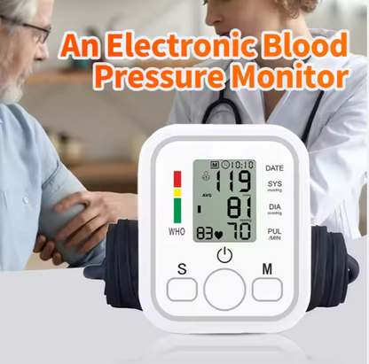 Electronic Sphygmomanometer Automatic Blood Pressure Measuring Instrument