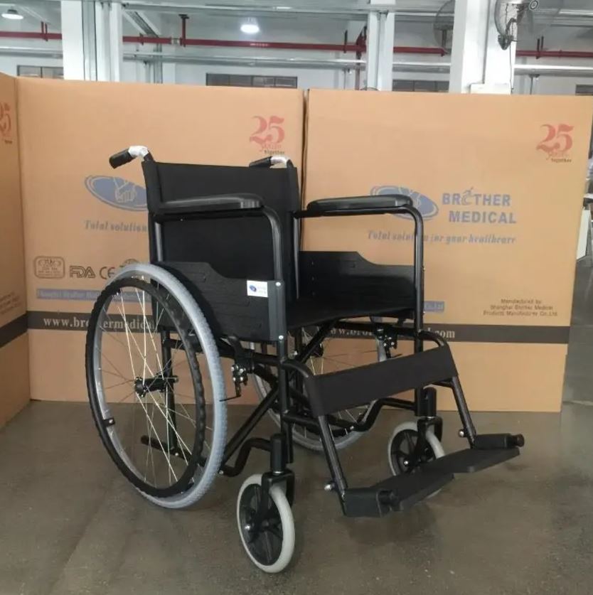 Economy steel wheelchair