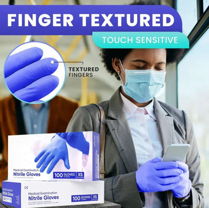 Disposable nitrile gloves